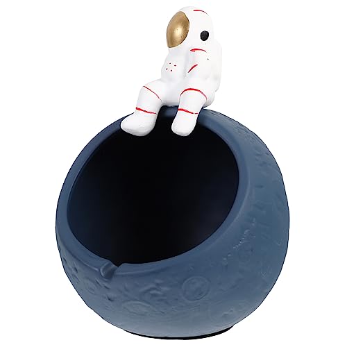 Veemoon Astronauten Schlüsselschale Keramik Schüssel Raumfahrer Tischdekoration Aufbewahrungsschale für Kinderzimmer Wohnzimmer Schlüssel Bonbonschale Deko Figur Robust Langlebig von Veemoon