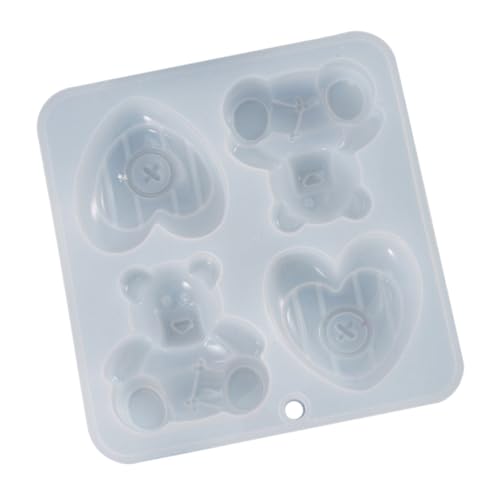 Veemoon Bär Silikonform DIY Kristall Epoxidharz Form Halbrund Tier Herz Motiv Kreative Gießform für Handwerk Dekoration und Schmuckherstellung Veemoon Bär Silikonform DIY Kristall Epoxidharz Form Halbrund Tier Herz Motiv Kreative Gießform für Handwerk Dekoration und Schmuckherstellung von Veemoon