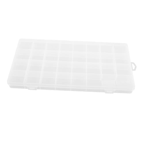 Veemoon Bead Organizer Aufbewahrungsbox Fächer Transparente Kunststoff Sortierbox Für Schmuck Und Kleinteile Robust Und Platzsparend Für Handwerk Und Gewerbliche Nutzung von Veemoon