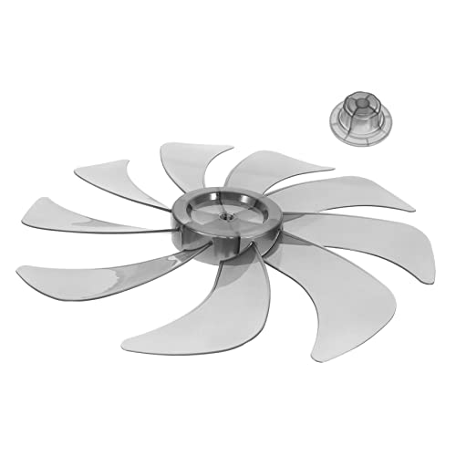 Veemoon Ventilatorblätter Ersatzteile 9-Blatt Kunststoff Transparent Schwarz 14 Zoll für Tischventilator Standventilator Bodenventilator Zubehör Lüfterflügel Geräuscharm Hitzebeständig Veemoon Ventilatorblätter Ersatzteile 9-Blatt Kunststoff Transparent Schwarz 14 Zoll für Tischventilator Standventilator Bodenventilator Zubehör Lüfterflügel Geräuscharm Hitzebeständig von Veemoon