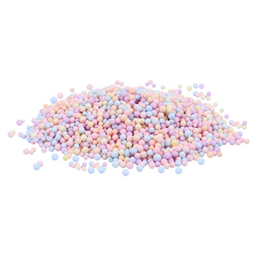 Veemoon Bunte Schaumkugeln 19x11-5 cm - Mini Polystyrolperlen Für DIY Kunsthandwerk Perfekte Füllung Für Glasbehälter Und Kreative Projekte Vielseitig Einsetzbar von Veemoon