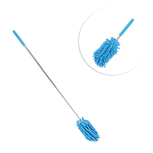 Veemoon Chenille Mikrofaser Staubwedel mit Teleskopstiel für Deckenventilatoren Jalousien und Möbel Blau Effektives Reinigungswerkzeug Chemikalien Biegsam Leicht zu Reinigen und Kratzfrei von Veemoon