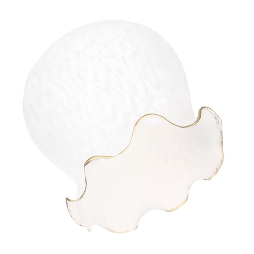 Veemoon Chic Glass Lampenschirm Weiß Deckenlampe Abdeckung Wiederverwendbar Stilvoll Schutz Für Wohnzimmer Schlafzimmer von Veemoon