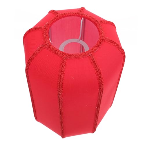Veemoon Chinesischer Stil Lampenschirm Roter Lampenabdeckung Vintage Nachttischlampe Stehlampe Ersatz Lampenschirm für Wohnzimmer Schlafzimmer Veemoon Chinesischer Stil Lampenschirm Roter Lampenabdeckung Vintage Nachttischlampe Stehlampe Ersatz Lampenschirm für Wohnzimmer Schlafzimmer von Veemoon