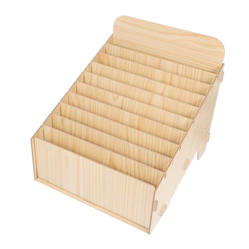 Veemoon DIY Mail Organizer Box mit Fächern aus Holz zur Sortierung von Rechnungen Quittungen und Briefen Praktische Aufbewahrung für Büro Zuhause oder Geschäfte von Veemoon