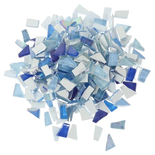 Veemoon DIY Mosaikfliesen Unregelmäßige Blaue Dekorative Steine für Basteln Vasen Schmuck Blumenübertöpfe Kreative Heimdeko Handgefertigt Veemoon DIY Mosaikfliesen Unregelmäßige Blaue Dekorative Steine für Basteln Vasen Schmuck Blumenübertöpfe Kreative Heimdeko Handgefertigt von Veemoon