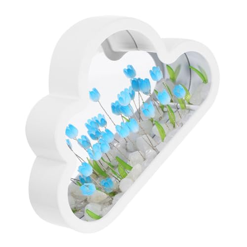Veemoon Diy Tulpen Nachtlicht Wolkenform Tischlampe Romantische LED Stimmungsleuchte für Wohnzimmer Schlafzimmer Badezimmer Teiliges Bastelset mit Langlebigem Sicherem Material als von Veemoon
