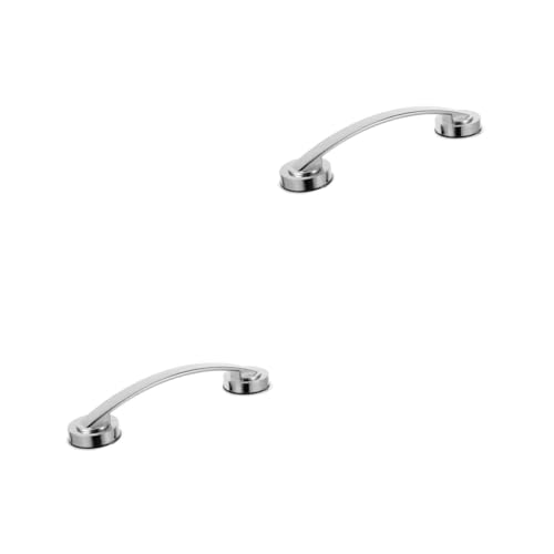 Veemoon Dusch-Haltegriff 30 Cm Mit Saugnäpfen – Sicherer Badezimmer-Handlauf Für Senioren Abnehmbar Und Robust Ideal Für Dusche Und Badewanne Silberfarben Einfach Zu Montieren von Veemoon