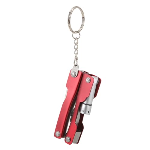 Veemoon Edelstahl Mini Multifunktionszange mit Taschenlampe Klappbar Robustes Outdoor für Camping Notfälle und Autoeinsatz Kompakt und Vielseitig Tragbares Werkzeugset von Veemoon