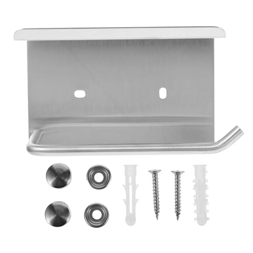 Veemoon Edelstahl Toilettenpapierhalter mit Großer Telefonablage Rostfrei Multifunktionales Badezimmer Regal für Handy Aromakerze und Feuchttücher Platzsparend und Langlebig Veemoon Edelstahl Toilettenpapierhalter mit Großer Telefonablage Rostfrei Multifunktionales Badezimmer Regal für Handy Aromakerze und Feuchttücher Platzsparend und Langlebig von Veemoon