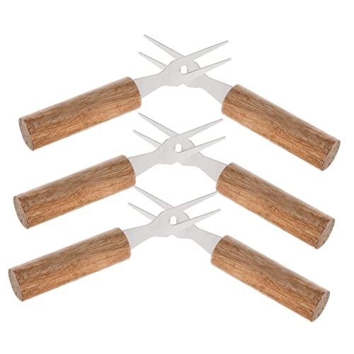 Veemoon Edelstahlgabeln Mit Holzgriff Im 6er Set – Vielseitige Grillspieße Für Hot Dogs - Obst Und Käse – Ideal Für Grillpartys - Camping Und Outdoor Aktivitäten Veemoon Edelstahlgabeln Mit Holzgriff Im 6er Set – Vielseitige Grillspieße Für Hot Dogs - Obst Und Käse – Ideal Für Grillpartys - Camping Und Outdoor Aktivitäten von Veemoon