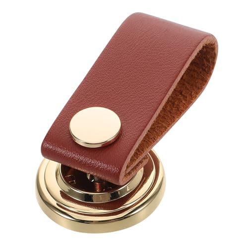 Veemoon Einloch Ledergriff aus Goldenem Zinklegierung für Kommode und Kleiderschrank Langlebiger Möbelknauf Stilvolle Schrank Schuhschrankgriffe Einfache Montage Dekorative Veemoon Einloch Ledergriff aus Goldenem Zinklegierung für Kommode und Kleiderschrank Langlebiger Möbelknauf Stilvolle Schrank Schuhschrankgriffe Einfache Montage Dekorative von Veemoon