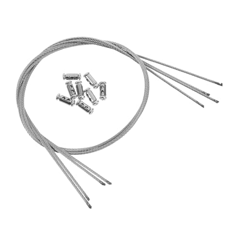 Veemoon Einstellbares Edelstahl Hängeseil mit Doppelöse für Gepäck und Bilderrahmen Stabiles und Langlebiges Metallseil mit Hoher Tragkraft Modernes Design für Sicheren Halt und Einfache Veemoon Einstellbares Edelstahl Hängeseil mit Doppelöse für Gepäck und Bilderrahmen Stabiles und Langlebiges Metallseil mit Hoher Tragkraft Modernes Design für Sicheren Halt und Einfache von Veemoon