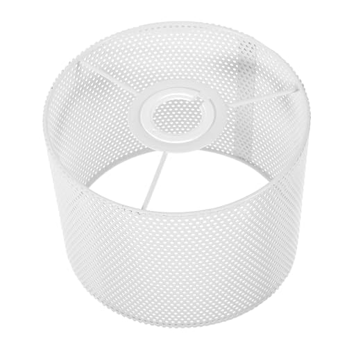Veemoon Eisen Lampenschirm Weiß Hohler Metall Lampenschirmhalter Robust Geeignet für Wohnzimmer Schlafzimmer Arbeitszimmer Tischlampe Veemoon Eisen Lampenschirm Weiß Hohler Metall Lampenschirmhalter Robust Geeignet für Wohnzimmer Schlafzimmer Arbeitszimmer Tischlampe von Veemoon