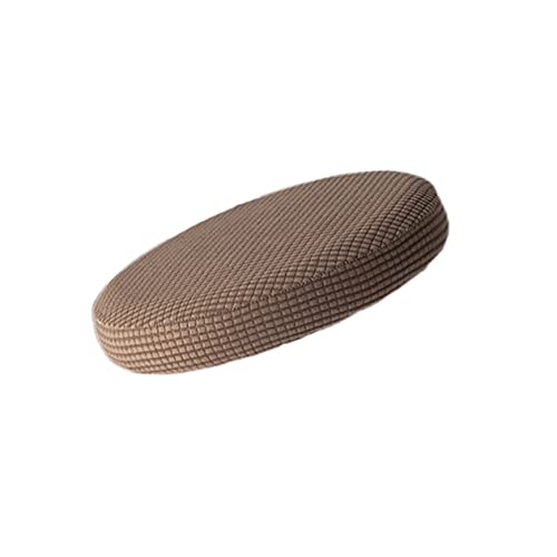Veemoon Eleganter Runder Barhocker-bezug Dehnbarer Elastischer Stuhlbezug Schützender Sitzbezug Für Esszimmer Hotel Hochzeit Party Büro Schokolade 30–38 cm von Veemoon