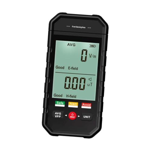 Veemoon Elektromagnetischer Feldtester Tragbarer Emf mit LCD Display zur Lebensstrahlungsanalyse Akustischer Visueller Alarmfunktion für Tv Computer Mikrowelle Veemoon Elektromagnetischer Feldtester Tragbarer Emf mit LCD Display zur Lebensstrahlungsanalyse Akustischer Visueller Alarmfunktion für Tv Computer Mikrowelle von Veemoon