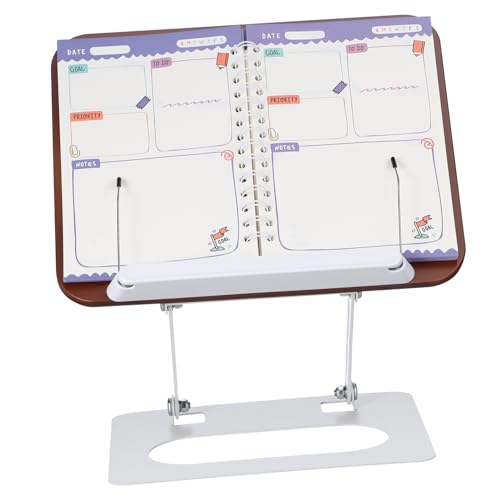 Veemoon Ergonomischer Halter mit Seitenclips für Kochbücher Lehrbücher und Tablets für Küche Büro und Studium Veemoon Ergonomischer Halter mit Seitenclips für Kochbücher Lehrbücher und Tablets für Küche Büro und Studium von Veemoon