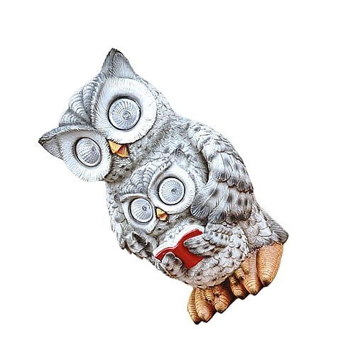 Veemoon Eule Mutter und Solar Lampe Solar Resin Gartenfigur für Außenbereich Kreative Deko für Garten und Rasen Veemoon Eule Mutter und Solar Lampe Solar Resin Gartenfigur für Außenbereich Kreative Deko für Garten und Rasen von Veemoon