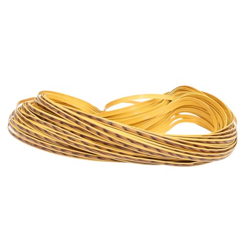 Veemoon Flaches Synthetisches Rattanband Kunststoff Rattan Reparaturmaterial für Handgeflochtene Möbel Stuhl Tisch Korb DIY Basteln und Outdoor Möbelreparatur von Veemoon