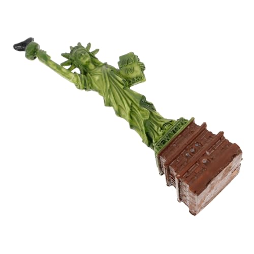 Veemoon Statue Freiheitsstatue Kunstharz Dekoration Gartenfigur Hofornament Heimdekor Schreibtischornament Geschenkauswahl Souvenir Statue Für Home Office von Veemoon