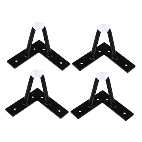 Veemoon Hairpin Legs Möbelbeine aus Gusseisen U Förmige Metall Tischbeine in Schwarz Robuste Möbelfüße mit Hoher Tragkraft rutschfest für DIY Couchtisch Schrank Sofa Nachttisch von Veemoon