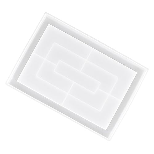 Veemoon Handgefertigte Silikonform für DIY Tabletts Epoxidharz Gießform Blumenhalter Form Robustes und Langlebiges Material für Blumenhalter von Veemoon