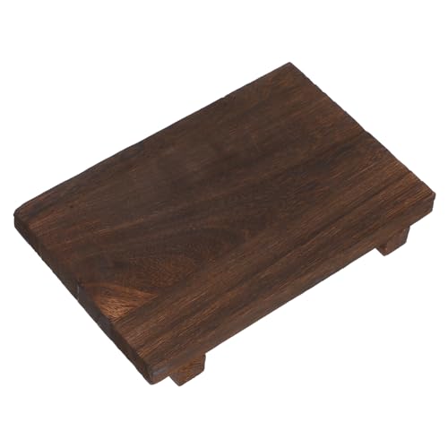 Veemoon Holz Präsentationstablett Für Heimdekoration Badezimmer Seifenhalter Aus Massivholz Tablett Mit Füßen Für Kosmetika Und Kleine Gegenstände Minimalistisches Design Einfach Zu von Veemoon