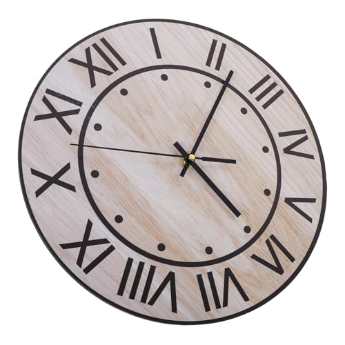 Veemoon Holz Wanduhr Rustic Runde Uhr Geräuschlos für Wohnzimmer Schlafzimmer und Büro Hochpräzises Uhrwerk Anpassbare Platzierung Stilvolles Design Holz für Umgebung Veemoon Holz Wanduhr Rustic Runde Uhr Geräuschlos für Wohnzimmer Schlafzimmer und Büro Hochpräzises Uhrwerk Anpassbare Platzierung Stilvolles Design Holz für Umgebung von Veemoon