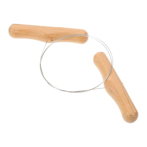 Veemoon Kerntyp Ergonomischer Holzgriff Drahtschneider Robustes Keramik Werkzeug für Präzises und Modellieren der Töpferkunst für Anfänger und Studios von Veemoon