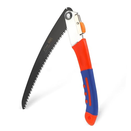 Veemoon Klappbare Handsäge Stahlblatt Robuste Baumschere für Gartenarbeit Outdoor Camping Ergonomischer Griff Tragbare Astsäge mit Starker Schneidleistung und Langlebig von Veemoon