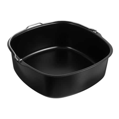 Veemoon Luftfritteuse Kuchenpfanne Aus Metall Für Heißluftfritteusen Backzubehör Für Haushalt Ersatzbehälter Für Küchengebrauch Veemoon Luftfritteuse Kuchenpfanne Aus Metall Für Heißluftfritteusen Backzubehör Für Haushalt Ersatzbehälter Für Küchengebrauch von Veemoon