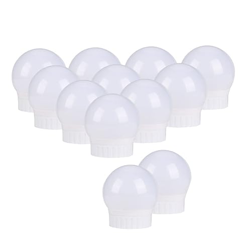 Veemoon LED Schminkspiegel Lampe LED USB Spiegelbeleuchtung Dimmbar Energiesparend Einfache Montage mit Klebepad Robustes PC Material für Badezimmer und Kosmetikspiegel von Veemoon