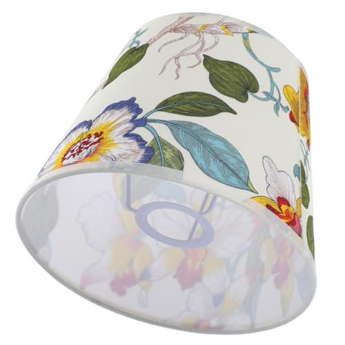 Veemoon Lampenschirm aus Blumenstoff Dekorativer Lampenschirm Ersatz für Nachttisch Pendelleuchten Bunte Blumendekoration für Wohnzimmer Schlafzimmer Veemoon Lampenschirm aus Blumenstoff Dekorativer Lampenschirm Ersatz für Nachttisch Pendelleuchten Bunte Blumendekoration für Wohnzimmer Schlafzimmer von Veemoon