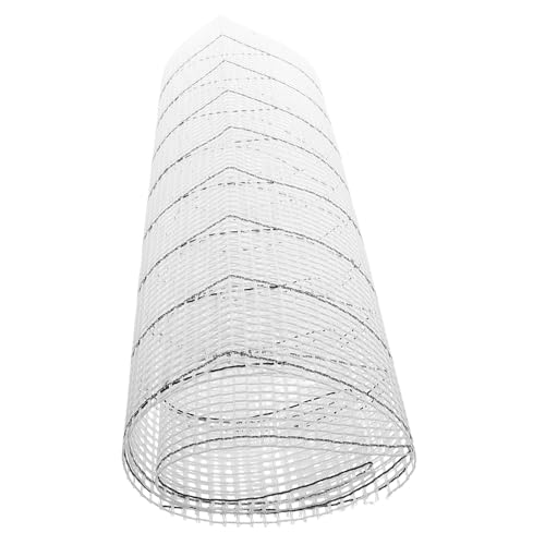 Veemoon Latch Hook Canvas Plastikgitter Robustes DIY Teppichknüpfnetz Vielseitiges Häkelgrundmaterial für Teppich Wandteppichherstellung Anfängerfreundliches Kunststoffnetz für Kreative von Veemoon