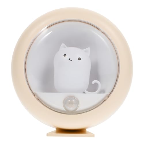 Veemoon Bewegungsmelder Nachtlicht Für Kinderzimmer Usb Aufladbare Lampe Mit Katzen-design Für Flur Treppen Und Schlafzimmer Sanftes Licht Für Mehr Und Augenfreundlichkeit Veemoon Bewegungsmelder Nachtlicht Für Kinderzimmer Usb Aufladbare Lampe Mit Katzen-design Für Flur Treppen Und Schlafzimmer Sanftes Licht Für Mehr Und Augenfreundlichkeit von Veemoon