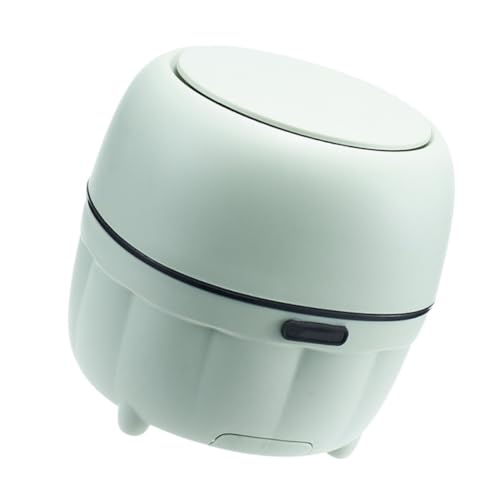 Veemoon Mini Tischmülleimer mit Deckel Eleganter und Kompakter Abfalleimer für Schreibtisch Büro und Zuhause Multifunktionale mit Handyhalter für Schlafzimmer und Küche von Veemoon