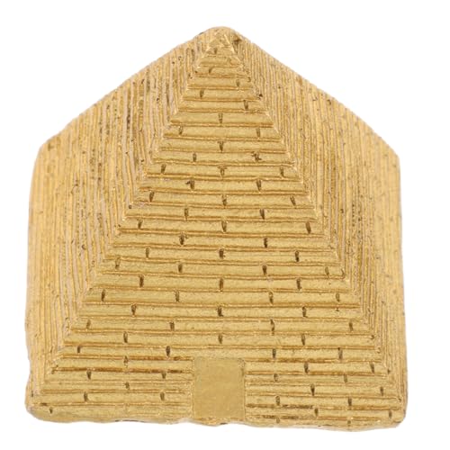 Veemoon Miniatur-egyptische Pyramidenstatue Aus Robustem Resin Antike Dekofigur Für Bücherregal Schreibtisch Und Mikro-Landschaft Einzigartiges Für Liebhaber Der Ägyptischen von Veemoon