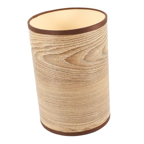 Veemoon Moderner Holzmaserung Lampenschirm Deckenleuchte Kronleuchter Abdeckung für Schlafzimmer Tischlampe Wohnraum Dekoration Langlebig und Stilvoll von Veemoon