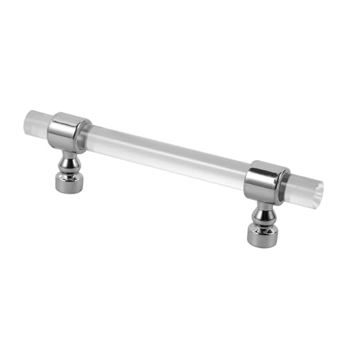 Veemoon Möbelgriff Schrankgriff Küchenschrankgriff aus Transparentem Kunststoff in Silber Gesamtlänge Komfortabler Langlebiger Möbelgriff für Kommoden Kleiderschränke und Schranktüren Veemoon Möbelgriff Schrankgriff Küchenschrankgriff aus Transparentem Kunststoff in Silber Gesamtlänge Komfortabler Langlebiger Möbelgriff für Kommoden Kleiderschränke und Schranktüren von Veemoon