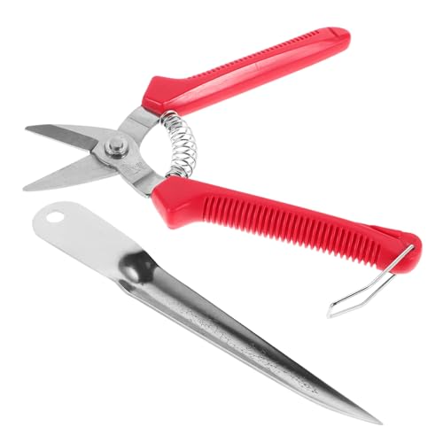 Veemoon Webwerkzeug Schere Für Korbflechtprojekte Rattan-reparaturset Mit Ergonomischem Griff Für DIY-bastelarbeiten Korbpflege-Toolset Aus Langlebigen Materialien Praktische von Veemoon