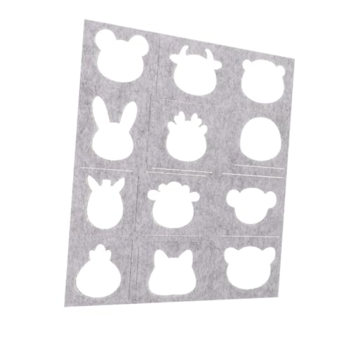 Veemoon Nadel Filz Applikationsvorlage DIY Stencil Für Filzprojekte Tierkreiszeichen Designs Praktische Nadelfilzform Für Handarbeiten Und Bastelprojekte von Veemoon