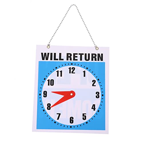 Veemoon PVC Willkommensschild mit Uhr Doppelseitig Bedrucktes Türschild aus Robustem Kunststoff Praktisches Hängeschild für Geschäft Laden Mall und Zuhause Klare Open beschriftung Veemoon PVC Willkommensschild mit Uhr Doppelseitig Bedrucktes Türschild aus Robustem Kunststoff Praktisches Hängeschild für Geschäft Laden Mall und Zuhause Klare Open beschriftung von Veemoon