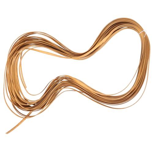 Veemoon Plastic Rattan Reparaturset mit Holzmaserung DIY Flechtmaterial für Stuhl Möbelreparatur Leichtes Pe kunststoffgeflecht Vielseitiges Bastelmaterial für Heimwerker und Möbelpflege von Veemoon
