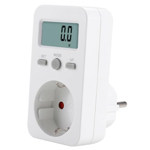 Veemoon Power Metering Socket Stromverbrauchsmesser mit Großem LCD Display Installieren Präzise Messung für Haushalte Veemoon Power Metering Socket Stromverbrauchsmesser mit Großem LCD Display Installieren Präzise Messung für Haushalte von Veemoon