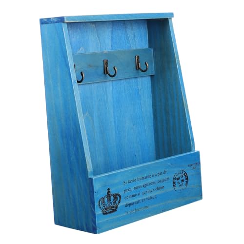 Veemoon Praktische Vintage Schlüsselbox aus Holz Aufhängen Wandmontage Schlüsselaufbewahrung mit Elegantem Design Kleine Aufbewahrungsbox für Zuhause Dekorative Schlüsselhalterung Veemoon Praktische Vintage Schlüsselbox aus Holz Aufhängen Wandmontage Schlüsselaufbewahrung mit Elegantem Design Kleine Aufbewahrungsbox für Zuhause Dekorative Schlüsselhalterung von Veemoon