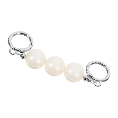 Veemoon Removable Chain Strap mit Imitationsperlen Verlängerung für Handtaschen Eleganter Schulterriemen für Taschen Accessoire zum Aufpeppen Ihrer Tasche von Veemoon