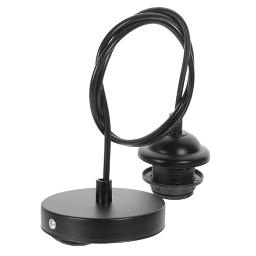 Veemoon Retro Vintage Pendelleuchte Fassung aus Robustem Pet Rostfrei Stilvoll Installieren für Wohnzimmer Küche Bar Büro Flur Esszimmer Geeignet Kabel Schwarz Veemoon Retro Vintage Pendelleuchte Fassung aus Robustem Pet Rostfrei Stilvoll Installieren für Wohnzimmer Küche Bar Büro Flur Esszimmer Geeignet Kabel Schwarz von Veemoon