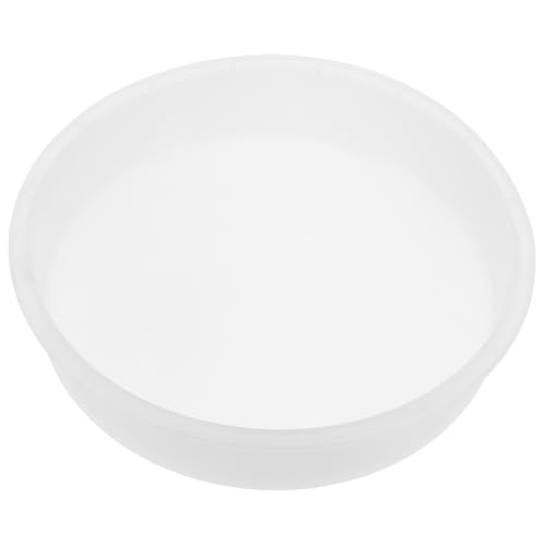Veemoon Runde Form Untersetzerform Untersetzer Epoxidgussform Tablettform Kreisförmige Tabletts Couchtischtablett DIY Harzformen Epoxidform Silikonformen Für Harz Silikonform von Veemoon