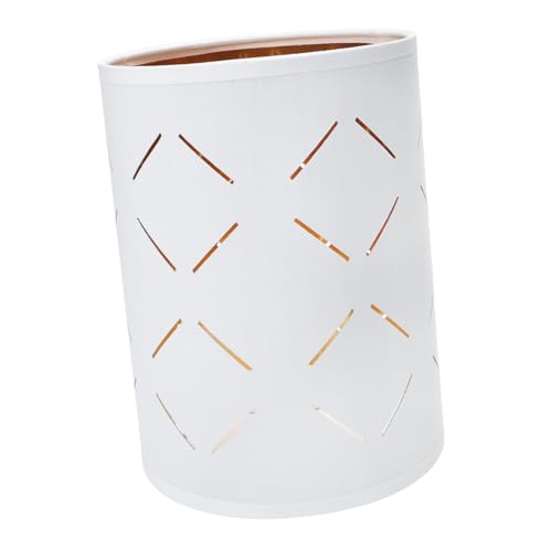 Veemoon Rundes Hohlgewebe Lampenschirm Tischlampe Ersatz Lampenabdeckung Wohnraum Deko Schlafzimmer Wohnzimmer Leuchte von Veemoon