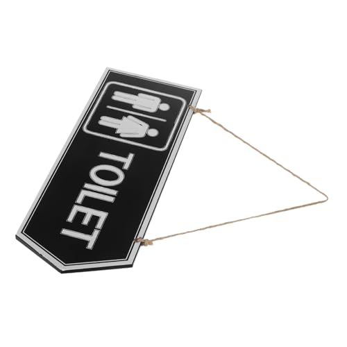 Veemoon Rustikale Holz Wc Schild Doppelseitiges Toilettenschild für Einfache Sichtbarkeit Unisex Badezimmer Holzplakette Dekoration für Bauernhaus Stil Veemoon Rustikale Holz Wc Schild Doppelseitiges Toilettenschild für Einfache Sichtbarkeit Unisex Badezimmer Holzplakette Dekoration für Bauernhaus Stil von Veemoon